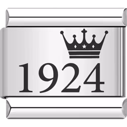 1924 Year Charm Silver