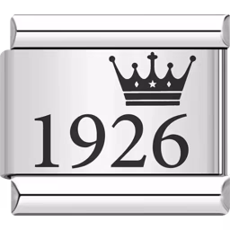 1926 Year Charm Silver