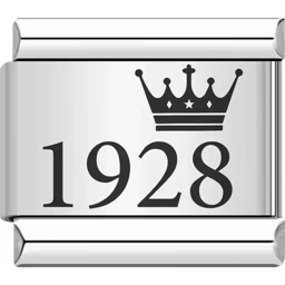 1928 Year Charm Silver