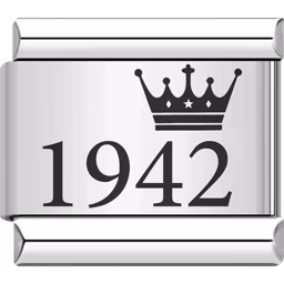 1942 Year Charm Silver