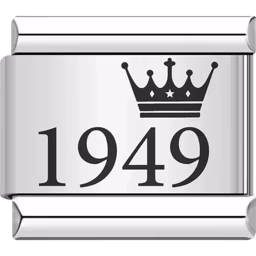 1949 Year Charm Silver