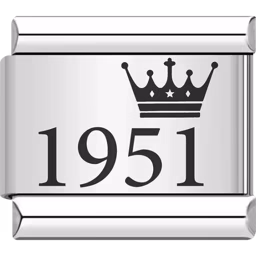 1951 Year Charm Silver