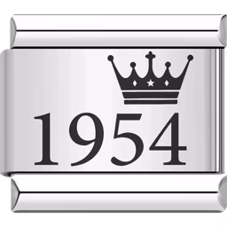1954 Year Charm Silver