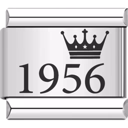 1956 Year Charm Silver