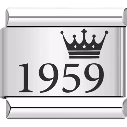 1959 Year Charm Silver