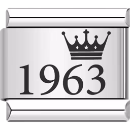 1963 Year Charm Silver