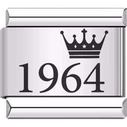 1964 Year Charm Silver