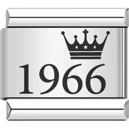 1966 Year Charm Silver