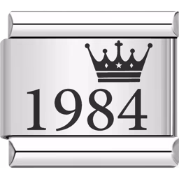 1984 Year Charm Silver