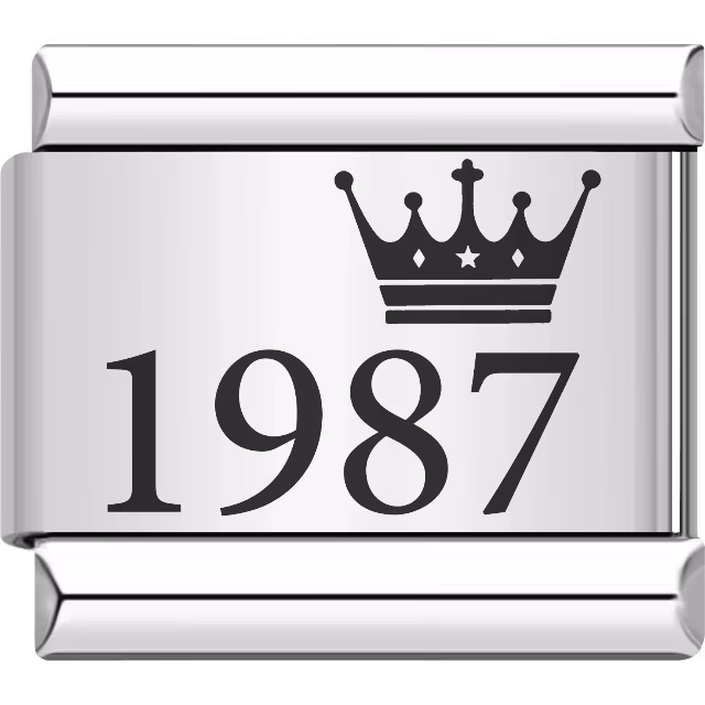 1987 Year Charm