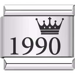 1990 Year Charm Silver
