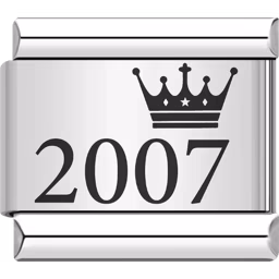 2007 Year Charm Silver
