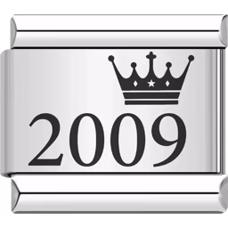 2009 Year Charm Silver