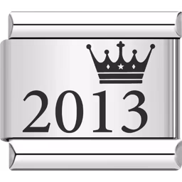 2013 Year Charm Silver
