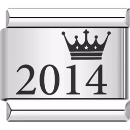 2014 Year Charm Silver