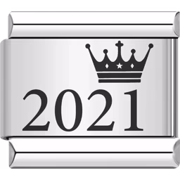 2021 Year Charm Silver