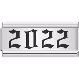 2022 Year Charm Silver