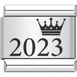2023 Year Charm Silver
