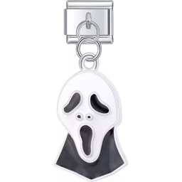 Black Cloak Charm Silver