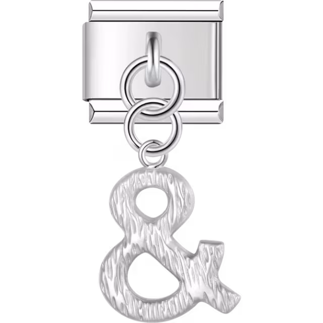 Ampersand Dangle Charm