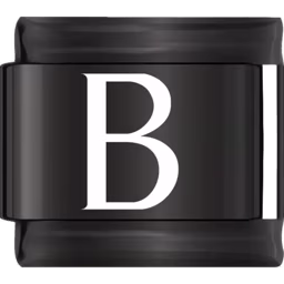 Black Letter B Charm Black