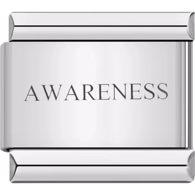 Awareness Outlined Charm
