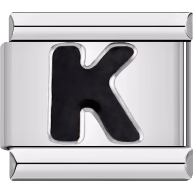 Black Letter K Charm