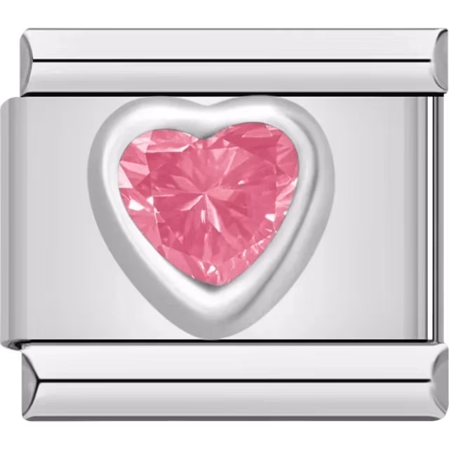 Pink Heart Charm