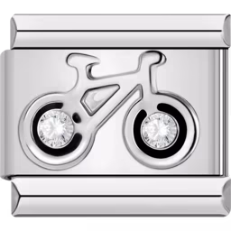 Bicycle Charm Silver