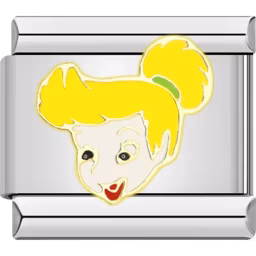 Blonde Fairy Charm Silver
