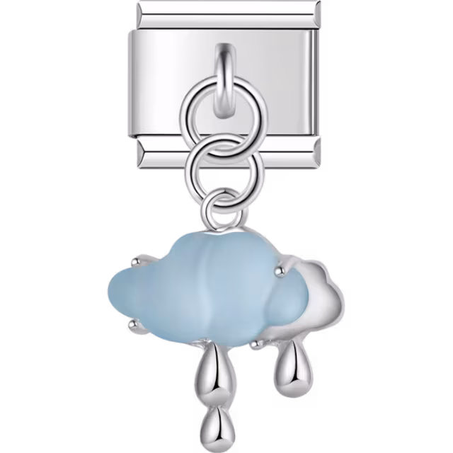 Blue Cloud Dangle Charm