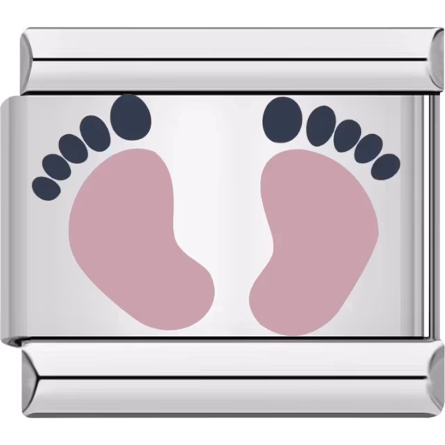 Baby Footprints Charm