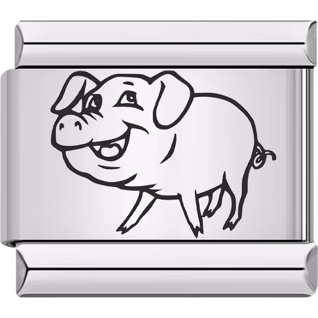 Black Pig Charm