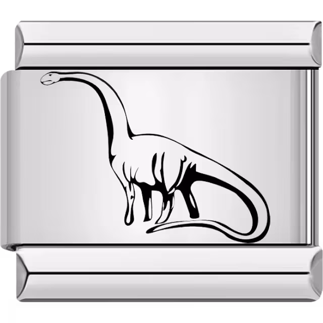 Black Brontosaurus Charm