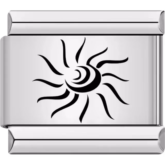 Black Sun Charm