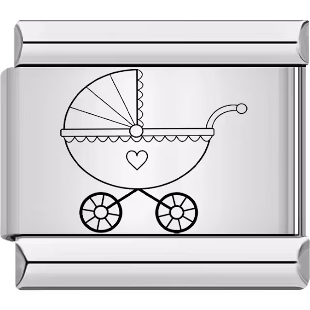 Baby Carriage Charm