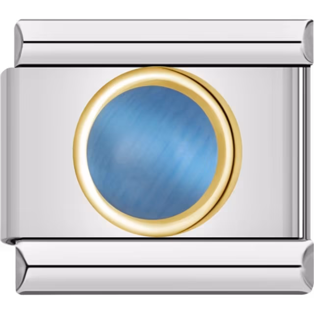 Blue Cabochon Charm