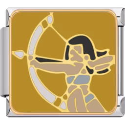 Archer Charm Silver