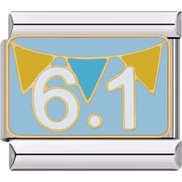 6.1 Celebration Charm Silver