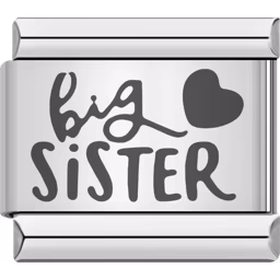 Big Sister Charm Silver