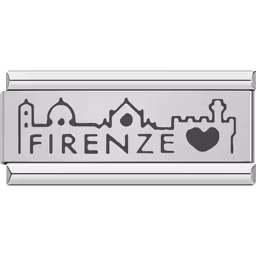 Firenze Skyline Charm Silver