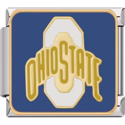 Ohio State Logo Charm Silver