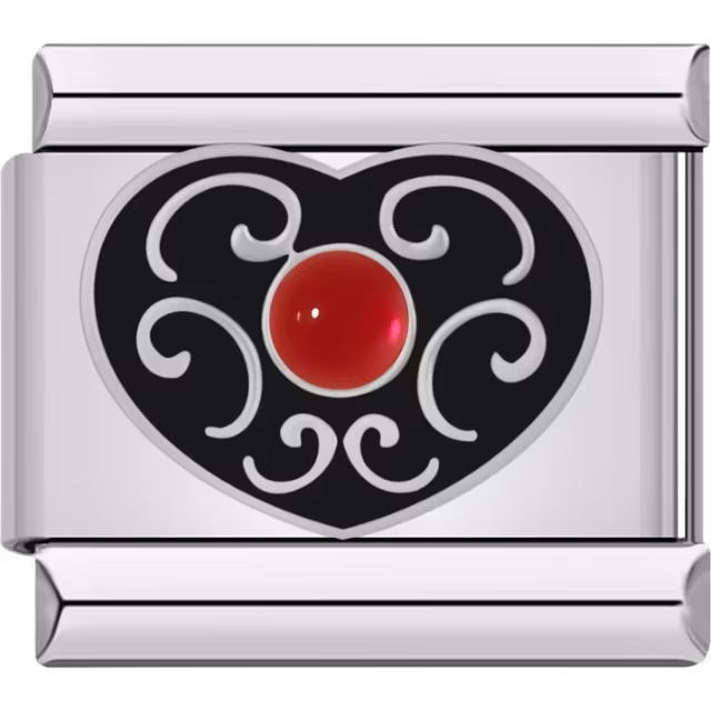Black Heart Charm