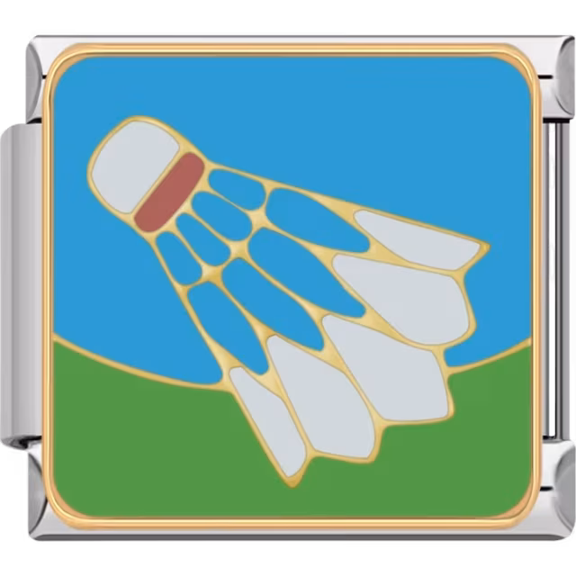 Badminton Shuttlecock Charm