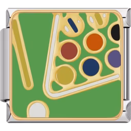 Billiards Charm Silver
