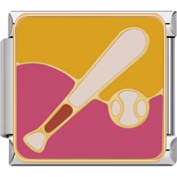 Baseball Charm Silver
