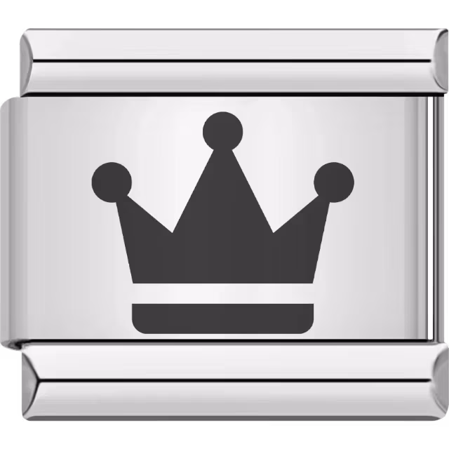 Black Crown Charm