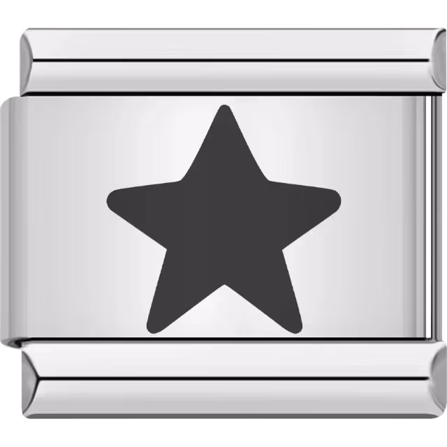 Black Star Charm