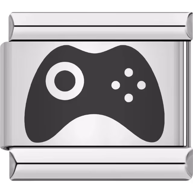 Black Game Controller Charm