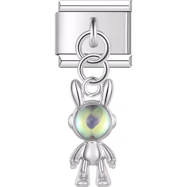 Alien Bunny Dangle Charm